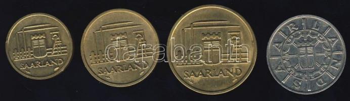 NSZK / Szárvidék 1954-55. 10Fr + 20Fr + 50Fr + 100Fr teljes sor T:2/3+