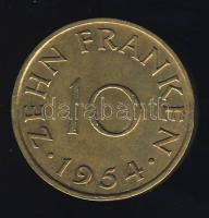 NSZK / Szárvidék 1954. 10Fr T:2/3+