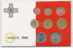 Málta 2008. 1c-2E forgalmi összeállítás (8xklf) T:1,1-
Malta 2008. 1 Cent - 2 Euro coin set (8xdiff...