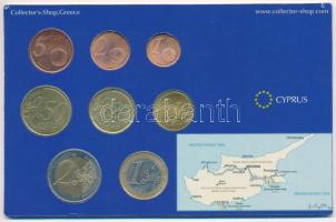 Ciprus 2008. 1c-2E forgalmi összeállítás (8xklf) T:1-2- Cyprus 2008. 1 Cent - 2 Euro coin set (8xdiff) C:UNC-VF