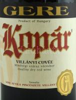 2003 Gere Attila Kopár Villányi Cuvée, bontatlan palack vörösbor, szakszerűen tárolva, 0,75l, 14,5%V...