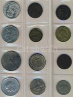 611db világpénz, igen sok tengerentúllal, régi és új, jobbakkal, benne ezüstök, albumlapokon T:vegye...