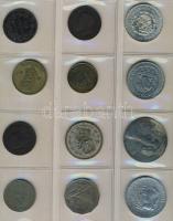 611db világpénz, igen sok tengerentúllal, régi és új, jobbakkal, benne ezüstök, albumlapokon T:vegye...