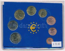 Lettország 2014. 1c-2E forgalmi összeállítás (8xklf) T:1,1- Latvia 2014. 1 Cent - 2 Euro coin set (8xdiff) C:UNC,AU