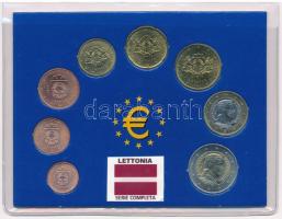 Lettország 2014. 1c-2E forgalmi összeállítás (8xklf) T:1,1-
Latvia 2014. 1 Cent - 2 Euro coin set (...