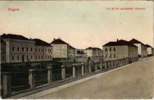 1913 Ungvár, Uzshorod, Uzhhorod, Uzhorod; cs. és kir. gyalogsági laktanya / K.u.k. military barracks (EK)