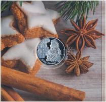 2019. 5Ft-200Ft (6xklf) + "Boldog Karácsonyt" Cu-Zn emlékérem, forgalmi szett dísztokban T...