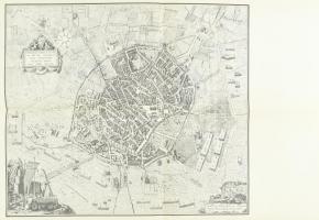 Milano Nei Secoli, régi térképek modern másolatai, 8 t., olasz nyelvű kísérőszöveggel, kissé sérült ...