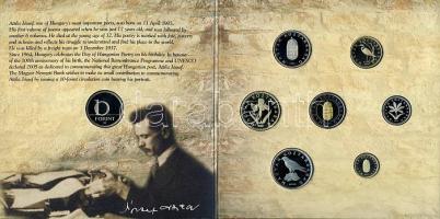 2005. 1Ft-100Ft 7klf db + 10Ft "József Attila" szettben T:PP Csak 7000db!