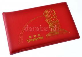 Vegyes: Szingapúr és Malajzia 10xklf érme nagyalakú bélyeges szuvenír szettben T:1-2- patina
Mixed:...