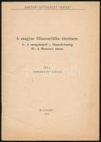 Nemeskürty István:A magyar filmesztétika története. I.: A mozgóképtől a filmművészetig. II.: A Meseautó utasai. Doktori rtekezés tézisei. Bp., 1965., MTA KESz-ny., 36 p.