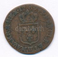 Franciaország 1769A 1/2S Cu "XV. Lajos" (4,14g) T:3
France 1769A 1/2 Sol Cu "Louis X...