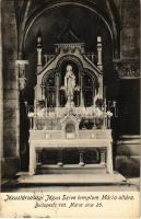 1924 Budapest VIII. Jézus Szíve templom, belső, Mária oltára. Mária utca 25. (fl)