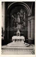 Budapest IX. Ferencváros, Bakáts téri Assisi Szent Ferencről nevezett plébániatemplom Szent István oltára (festette Lotz Károly)