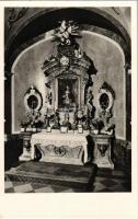 Budapest V. Belvárosi Ferences templom, belső, Mária kápolna oltára