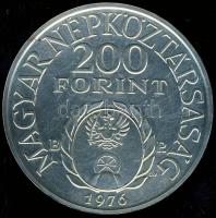 1976. 200Ft Ag "II.Rákóczi Ferenc" T:BU