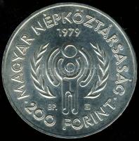 1979. 200Ft Ag "Nemzetközi gyermekév" T:BU