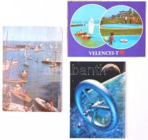 Sok ezer modern képeslap, benne magyar városképes lapok, külföldi lapok az egész világból, üdvözlő l...