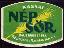 Kassai Nép Sör címke