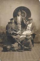 Sailors of k.u.k. Panther in Japanese clothes Photo
