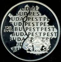 1998. 750Ft Ag "Budapest egyesítésének 125. évfordulója" T:PP