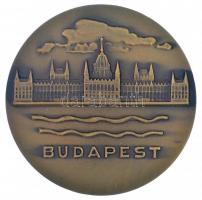 ~1970-1980. Budapest Br emlékérem eredeti tokban (70mm) T:1
