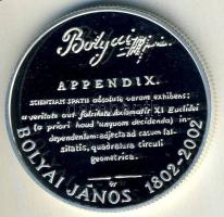 2002. 3000Ft Ag "Bolyai János" T:PP Csak 3000db!