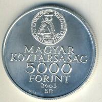 2003. 5000Ft Ag "Rákóczi szabadságharc évfordulója" T:BU Csak 3000db!