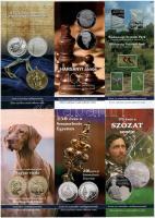 2015-2021. 64db klf színes MNB tájékoztató emlékpénzekhez