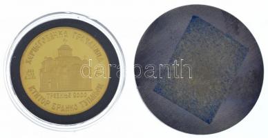 Bosznia-Hercegorvina 2000. "Jovan Ducic" jelzett, aranyozott Ag emlékérem eredeti tokban (...