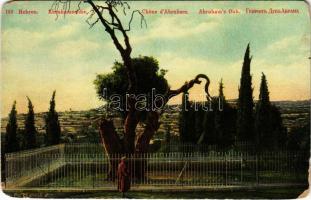 1917 Hebron, Abrahams Oak + Feldpost Mil. MIss. Jerusalem (EK)