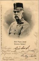 1900 Heil Franz Josef unserm Kaiser! / Emperor Franz Joseph I of Austria. Letzte Aufnahme vom 20. Juni 1900 durch Hof-Phot. Ch. Scolik Wien