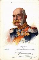 1914 Kaiser Franz Josef I / Ferenc József / Emperor Franz Joseph I of Austria s: Oskar Brüch (Rb)