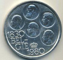 Belgium 1980. 500Fr "150 éves Belgium" lemezelt Ag T:2 kis ph.