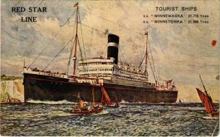 1933 Red Star Line Tourist ships: SS Minnewaska and SS Minnetonka (EK)