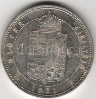 1881 1Ft ezüst T:2-/3+