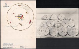 1938 A "fonott" modell kontúrrajzai. A Herendi Porcelángyár centenáriumi (1839-1939) katal...