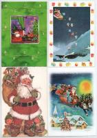 39 db MODERN Mikulás képeslap / 39 modern Saint Nicholas postcards