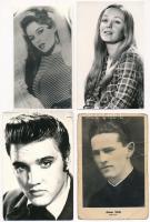 22 db MODERN motívum képeslap: színész és híres emberek / 22 modern motive postcards: actors and famous people