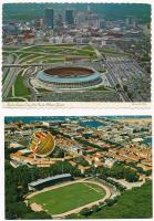 17 db MODERN motívum képeslap: sport, stadionok / 17 modern motive postcards: sport, stadiums