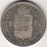 1881 1Ft ezüst T:2- kis ph.