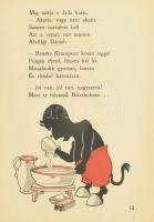 Endrődi Béla: Krampusz-könyv. Bp., 1923, Athenaeum Irodalmi és Nyomdai Rt. Kiadói félvászon kötés, s...