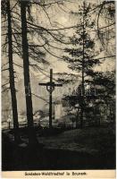 Bruneck, Brunico (Südtirol); Soldaten-Waldfriedhof. Eingeweiht am 4. Juli 1915. Fotografie und Verlag H. Mahl / WWI Austro-Hungarian K.u.K. military cemetery