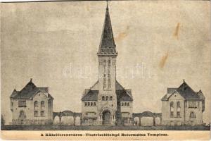 Budapest VIII. Külső-Ferencvárosi Tisztviselőtelepi református templom (vágott / cut)