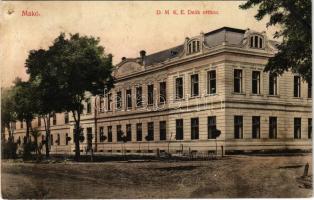 1912 Makó, DMKE (Délmagyarországi Közművelődési Egyesület) diák otthon. Gaál László kiadása (r)