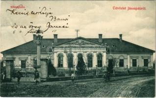 1910 Jászapáti, Községháza. Molnár János kiadása (fa)