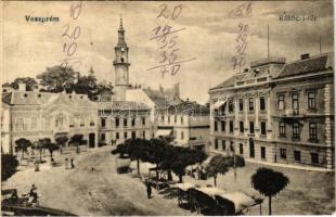 1920 Veszprém, Rákóczi tér, piac. Fodor Ferenc kiadása (Rb)
