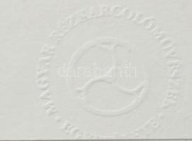 Mészáros Gergő: SMS. Algráfia, papír. Jelzett. 24,5x29 cm