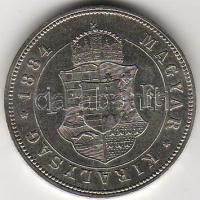 1884 1Ft ezüst T:2/3+