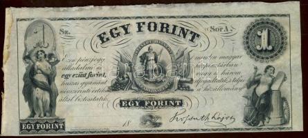 Emigrációs "Kossuth bankó" 18.. 1Ft "Sor A." T:I